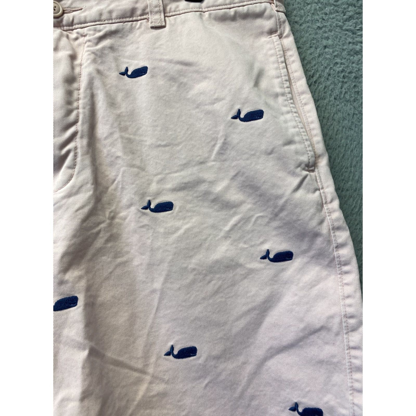 J.Crew J. Crew Chino Shorts Mens 38 Pink Embroidered Casual Outdoor Size US 38 / EU 54 - 2 Thumbnail