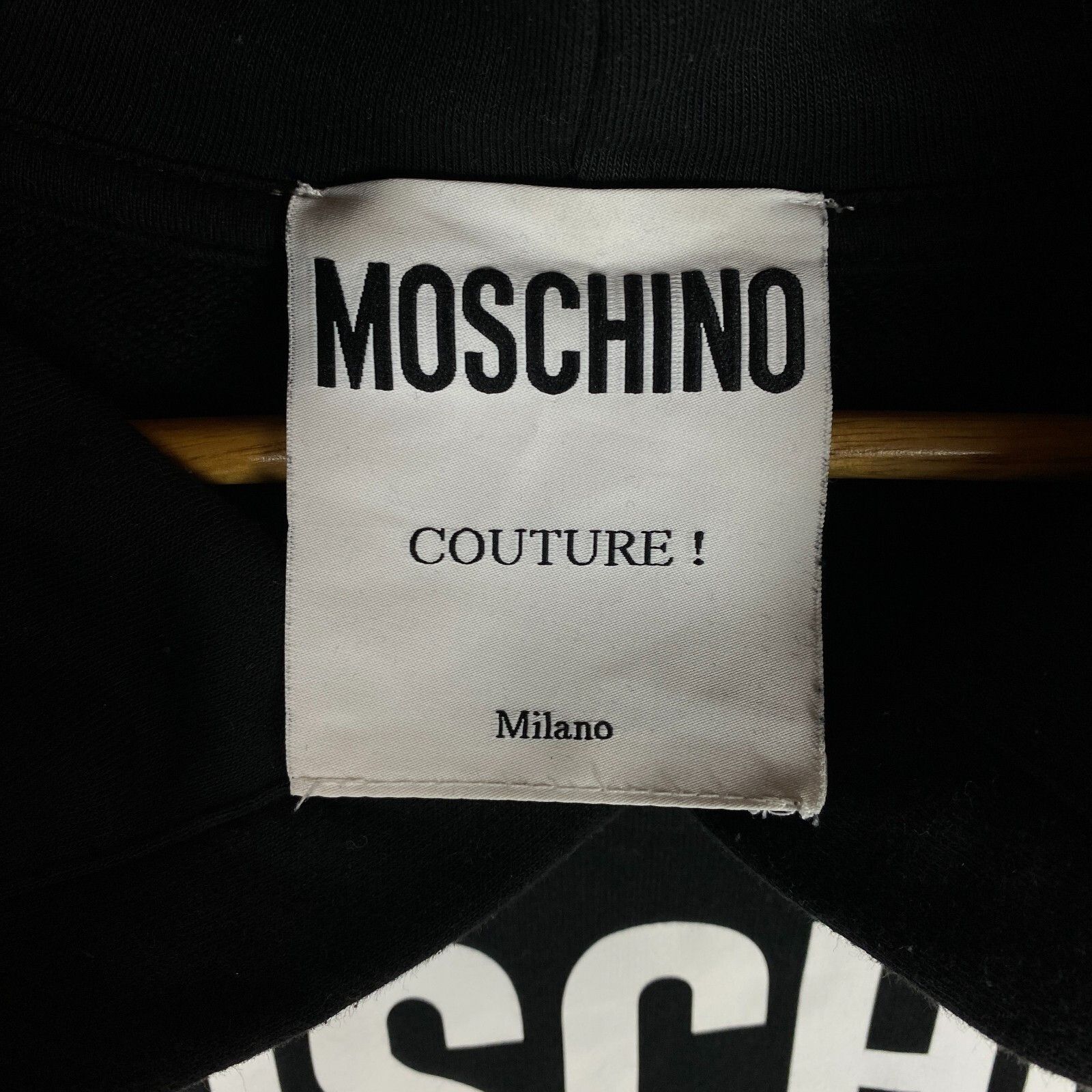 Moschino Moschino Couture Sesame Street Hoodie Men's Size USA 6 Black Size US L / EU 52-54 / 3 - 4 Thumbnail