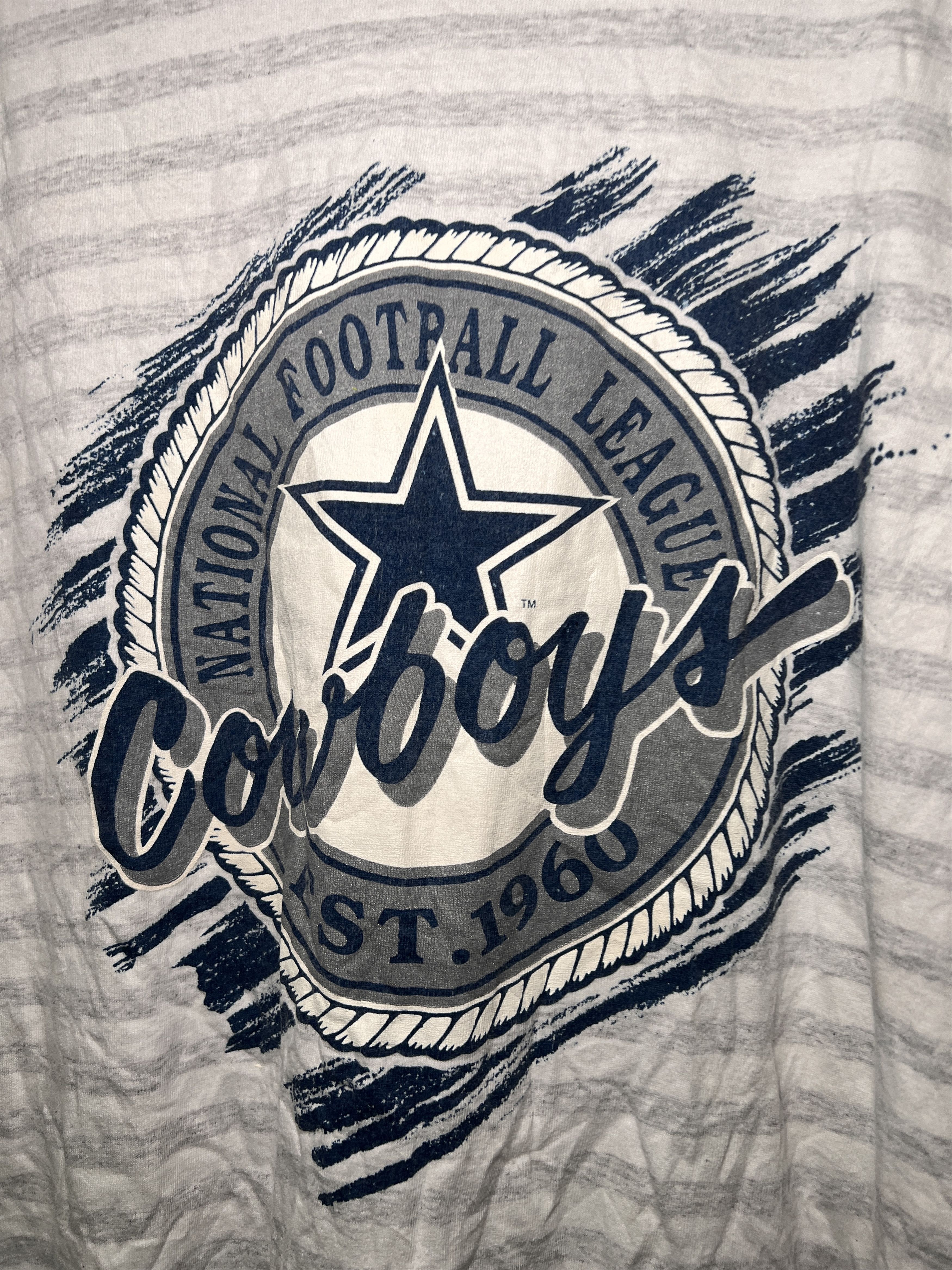 American Trench × Vintage Vintage Dallas Cowboys Stripes Tee Size US XL / EU 56 / 4 - 2 Thumbnail