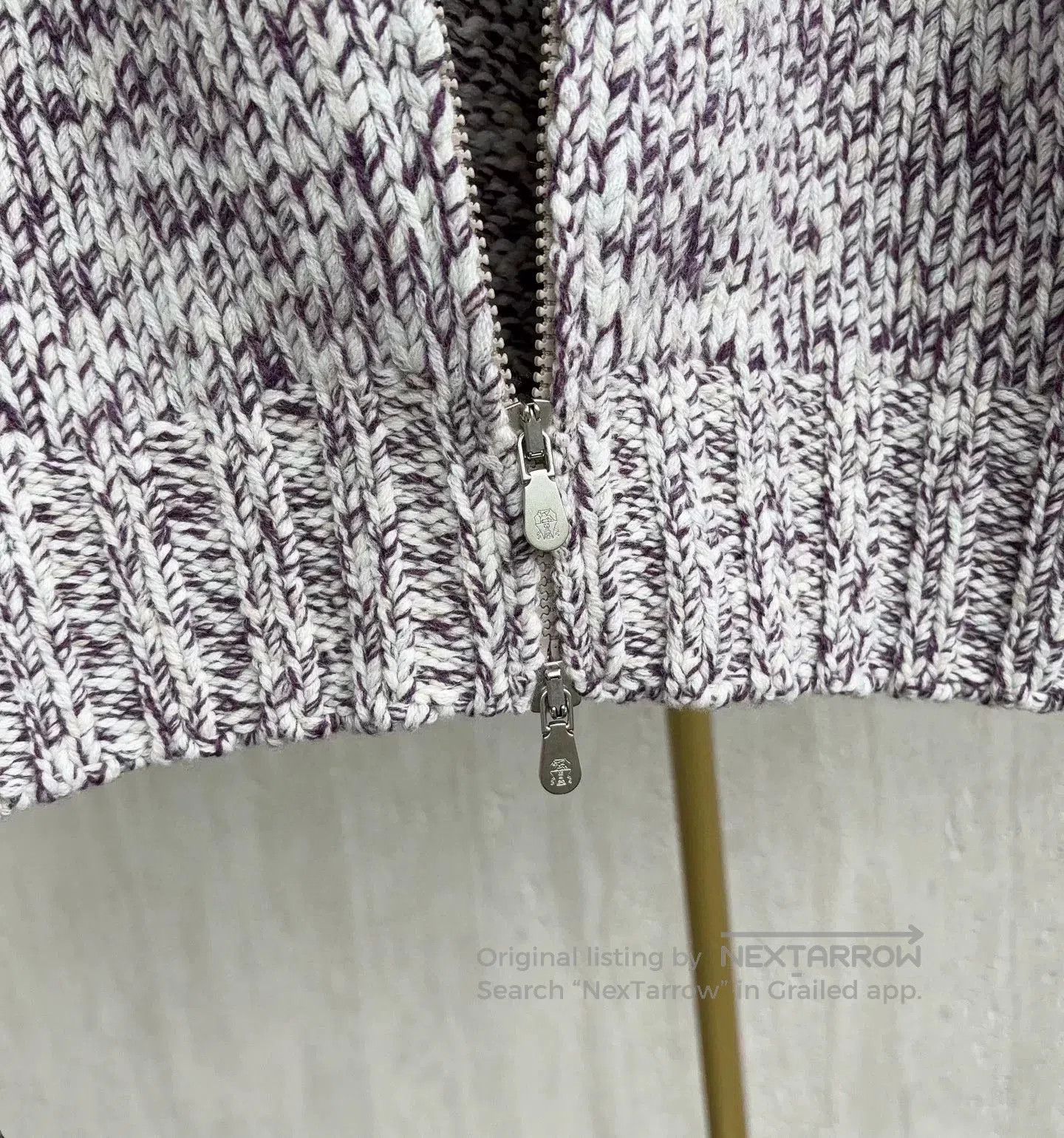 Brunello Cucinelli Brunello Cucinelli Zip Knit Cardigan. Size US L / EU 52-54 / 3 - 3 Thumbnail