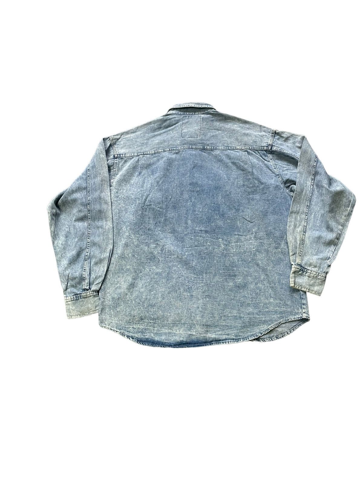 Vintage Vintage Z.Cavaricci Denim Shirt Size US XL / EU 56 / 4 - 4 Thumbnail