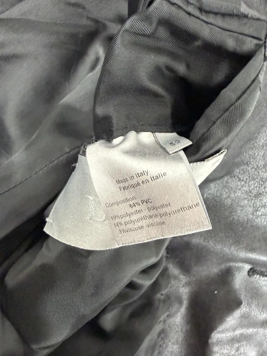 Dior AW2003 Dior PVC Black Luster Obscure Trench Coat by Hedi Slimane Size US M / EU 48-50 / 2 - 14 Thumbnail