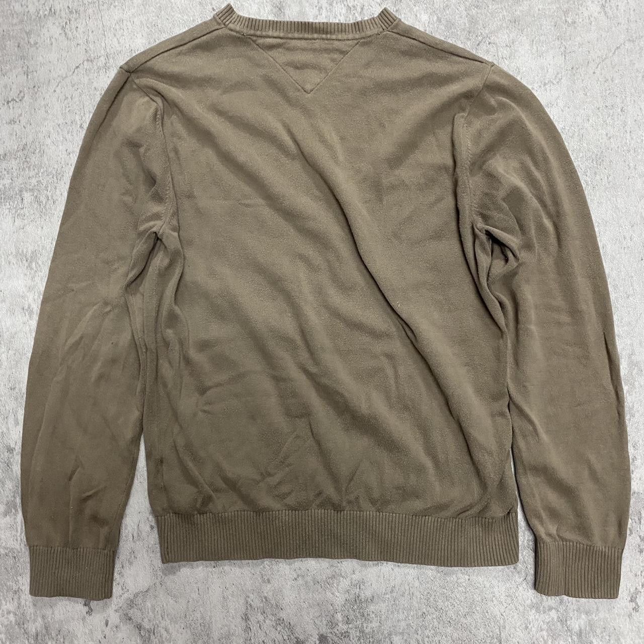 Tommy Hilfiger Brown Sweater Tommy Hilfiger Rap hip hop Boxy 2000s Size US M / EU 48-50 / 2 - 2 Thumbnail