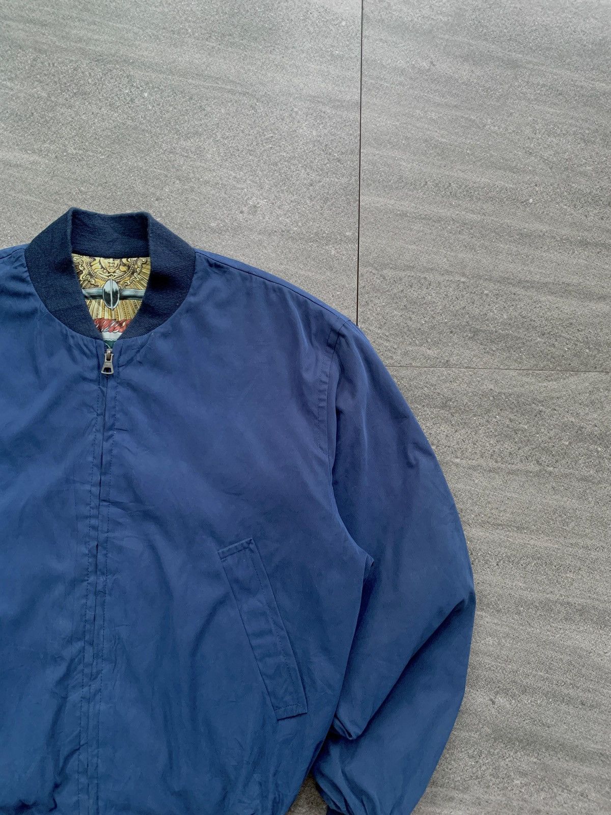 Hermes FREE TAX! 90s Reversible Silk Bomber Jacket Size US S / EU 44-46 / 1 - 8 Thumbnail