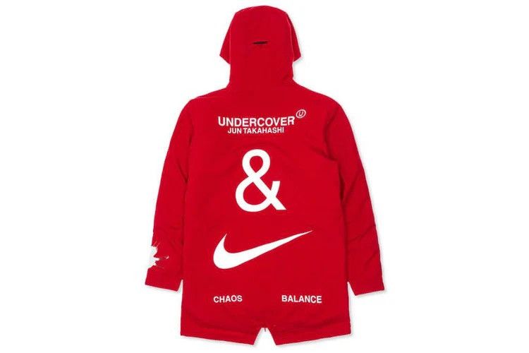 image of Jun Takahashi x Nike Undercover Nrg Parka / Sport Red, Men's (Size Small)