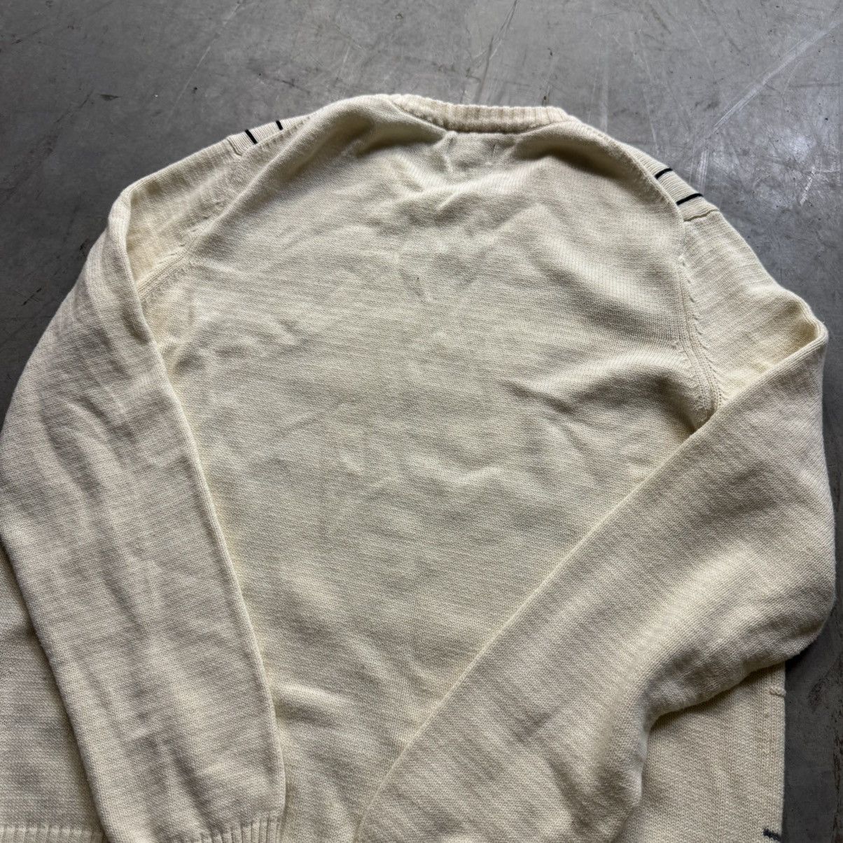 Croft & Barrow Vintage 90s Y2K Croft & Barrow Cream Knit Sweater Grid Size US M / EU 48-50 / 2 - 4 Thumbnail
