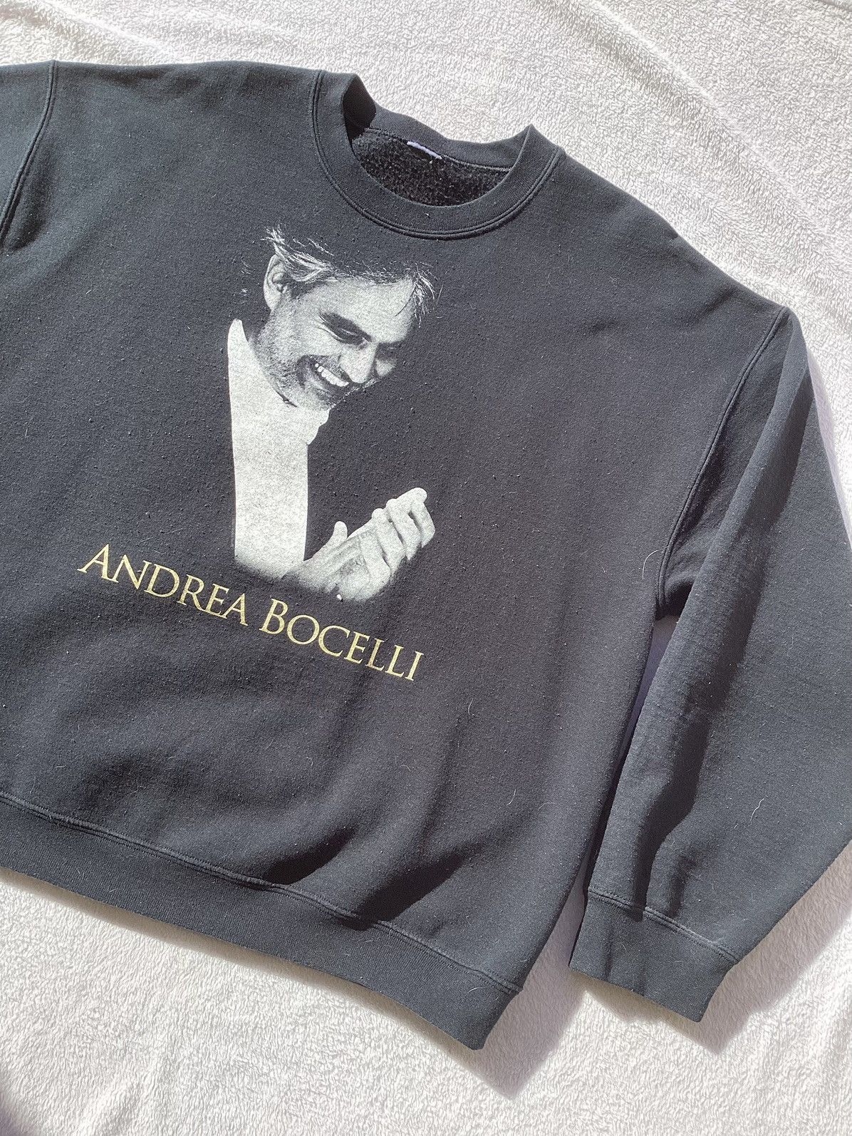 Band Tees × Vintage Vintage 90s musician Andrea Bocelli Band Tee / crewneck Size US XL / EU 56 / 4 - 2 Thumbnail