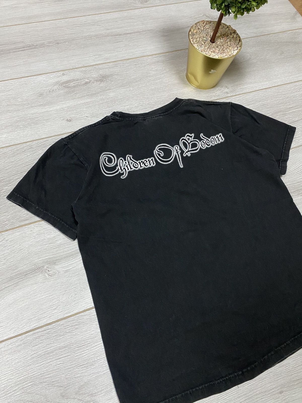 Vintage Children of Bodom vintahe death big graphic logo t-shirt Size US M / EU 48-50 / 2 - 7 Thumbnail