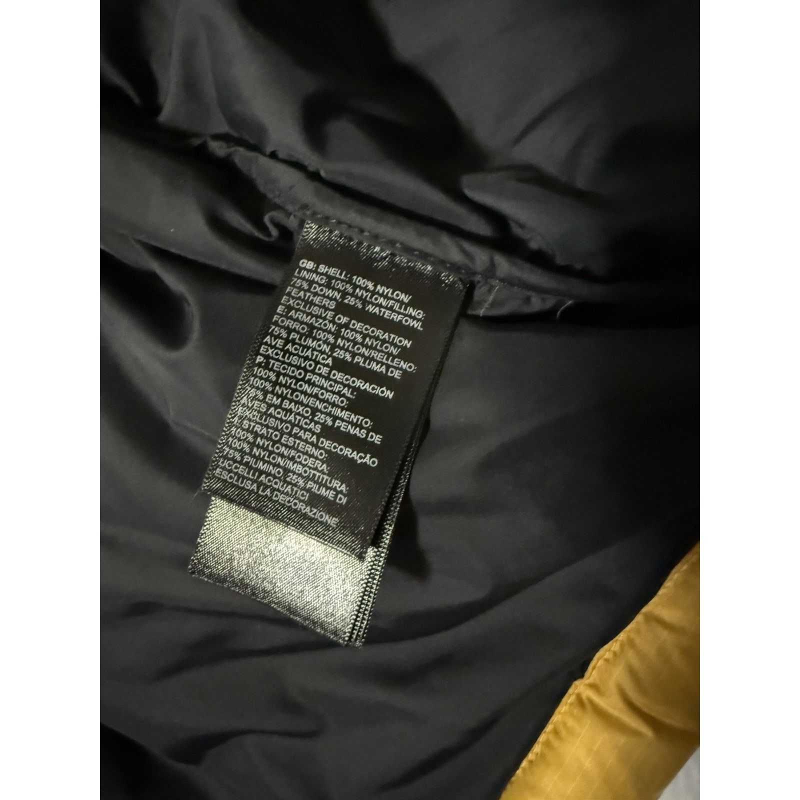 The North Face The North Face Mens 1996 Retro Nuptse Coat 700 Yellow XL Size US XL / EU 56 / 4 - 5 Thumbnail