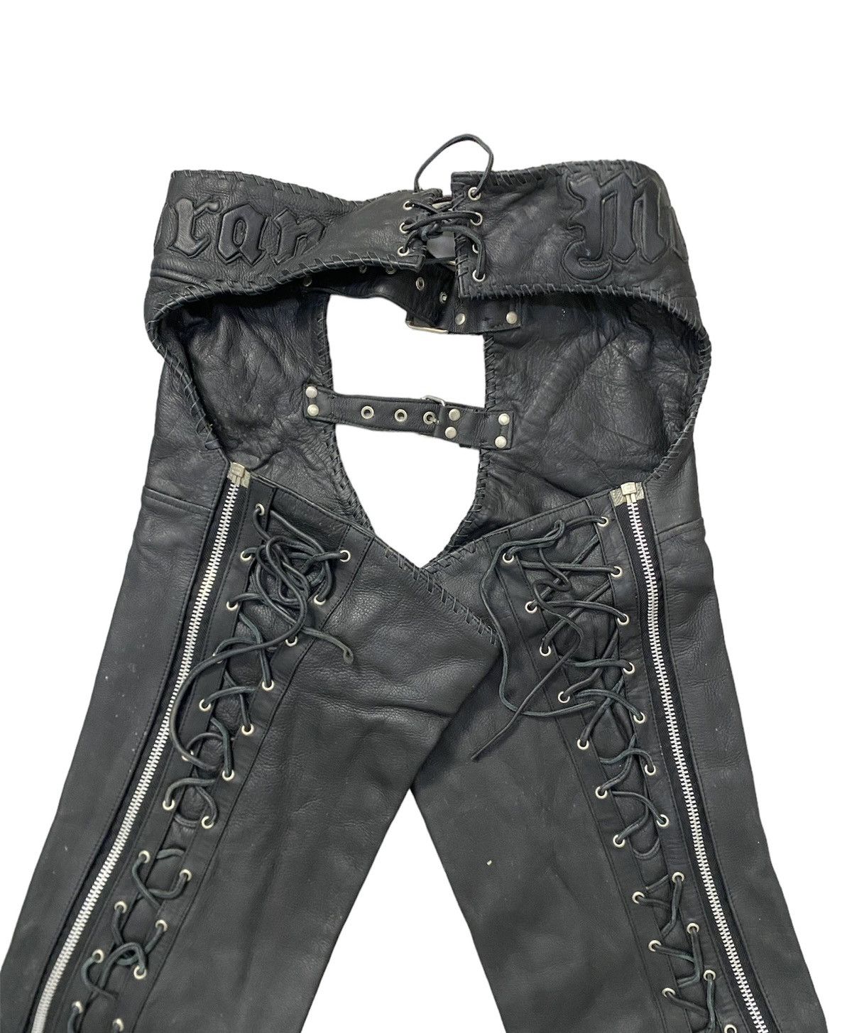 KMRii × Kadoya × Leather LEATHER CHAPS SEDITIONARIES STYLE MORAN JAPAN VINTAGE Size US 32 / EU 48 - 6 Thumbnail