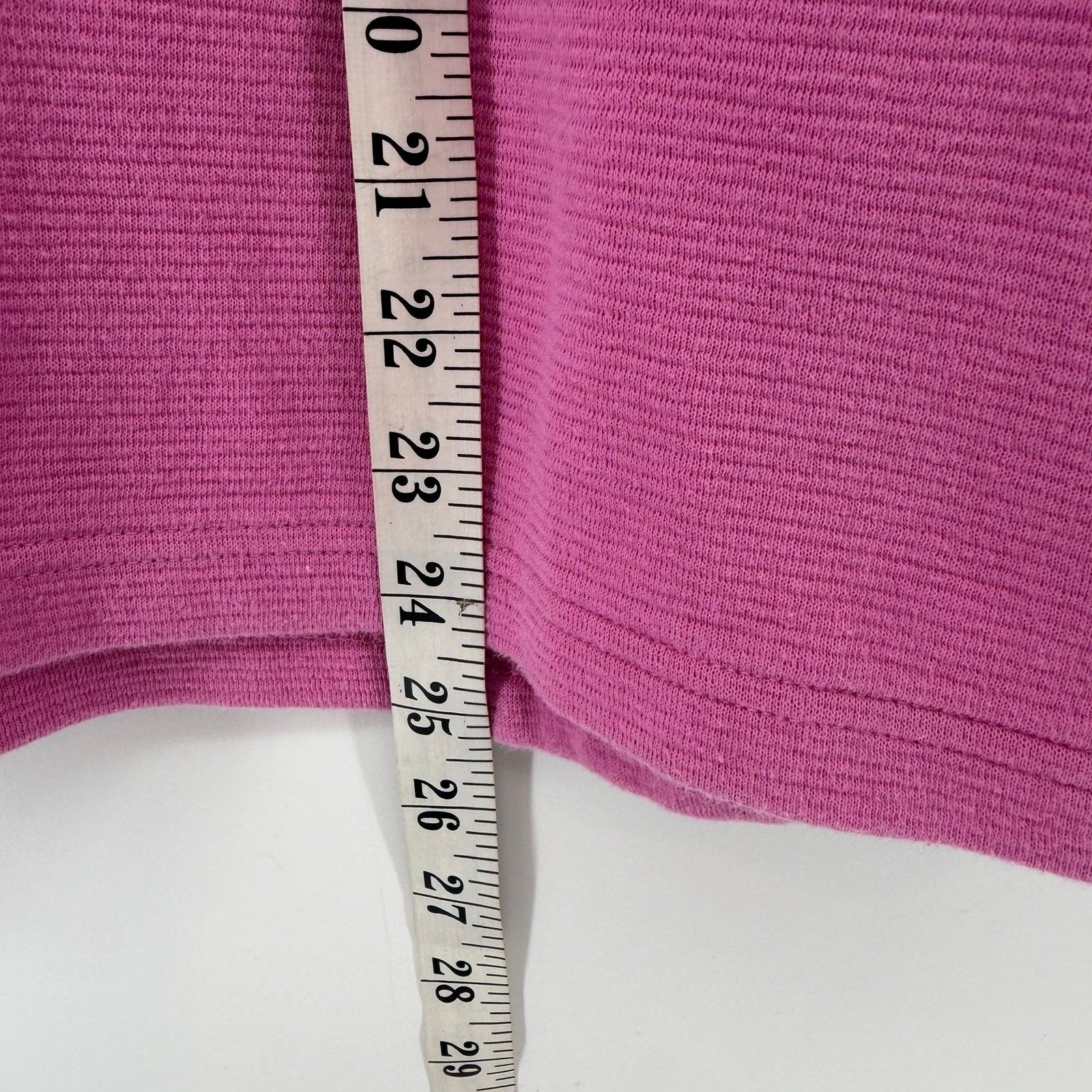 Croft & Barrow Women's Croft & Barrow Open Collar Pink Cotton Pullover XL Size XL / US 12-14 / IT 48-50 - 5 Thumbnail