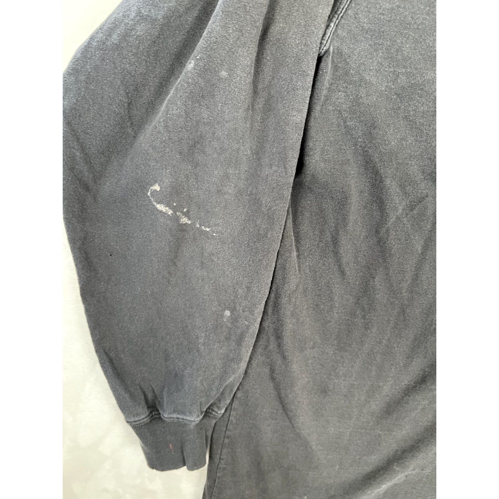 Carhartt Carhartt Mens Long Sleeve Henley XL Black Sun Faded Grunge Thrash Size US XL / EU 56 / 4 - 3 Thumbnail