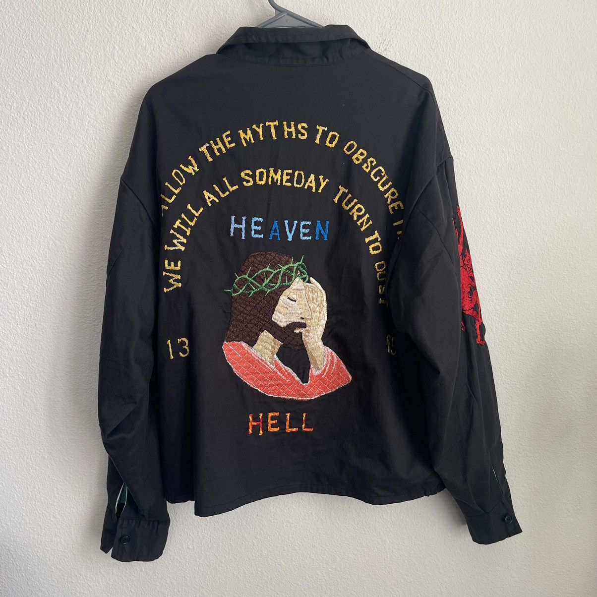 Saint Michael Saint MXXXXXX Embroidered Vietnam Jamber Shirt Jacket Size US M / EU 48-50 / 2 - 5 Thumbnail