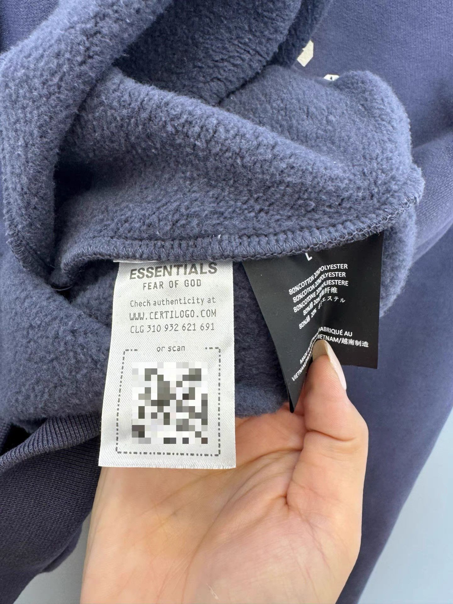 Essentials ESSENTIALS FEAR OF GOD 2024 Fall Core Essential Hoodie K36 Size US L / EU 52-54 / 3 - 4 Thumbnail