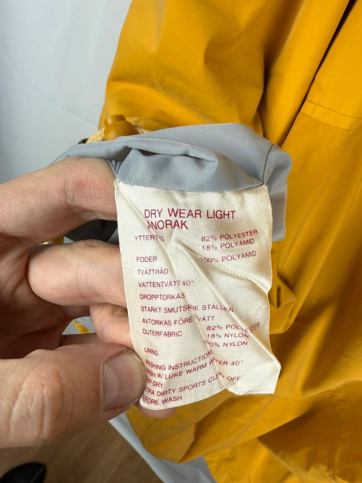 Fjallraven Fjallraven Vintage Dry Wear Light Anorak Jacket size L Size US L / EU 52-54 / 3 - 13 Thumbnail