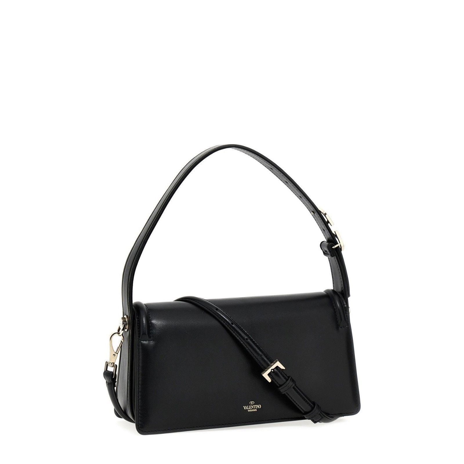 Valentino VALENTINO GARAVANI Le Grand Deuxieme Black Leather Shoulder Size ONE SIZE - 2 Thumbnail