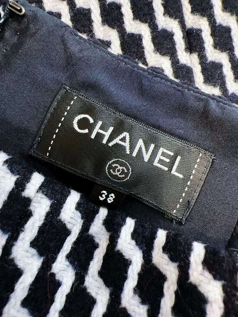 Chanel Chanel Hamburger series white and blue braided short skirt Size 25" / US 0 / IT 36 - 4 Thumbnail