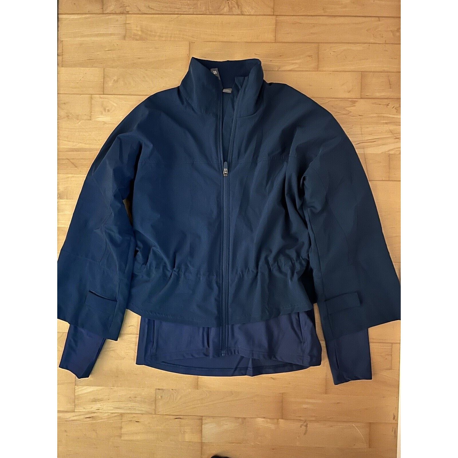 Sweaty Betty Sweaty Betty Fast Track Jacket Midnight Layered Running Size S / US 4 / IT 40 - 2 Thumbnail