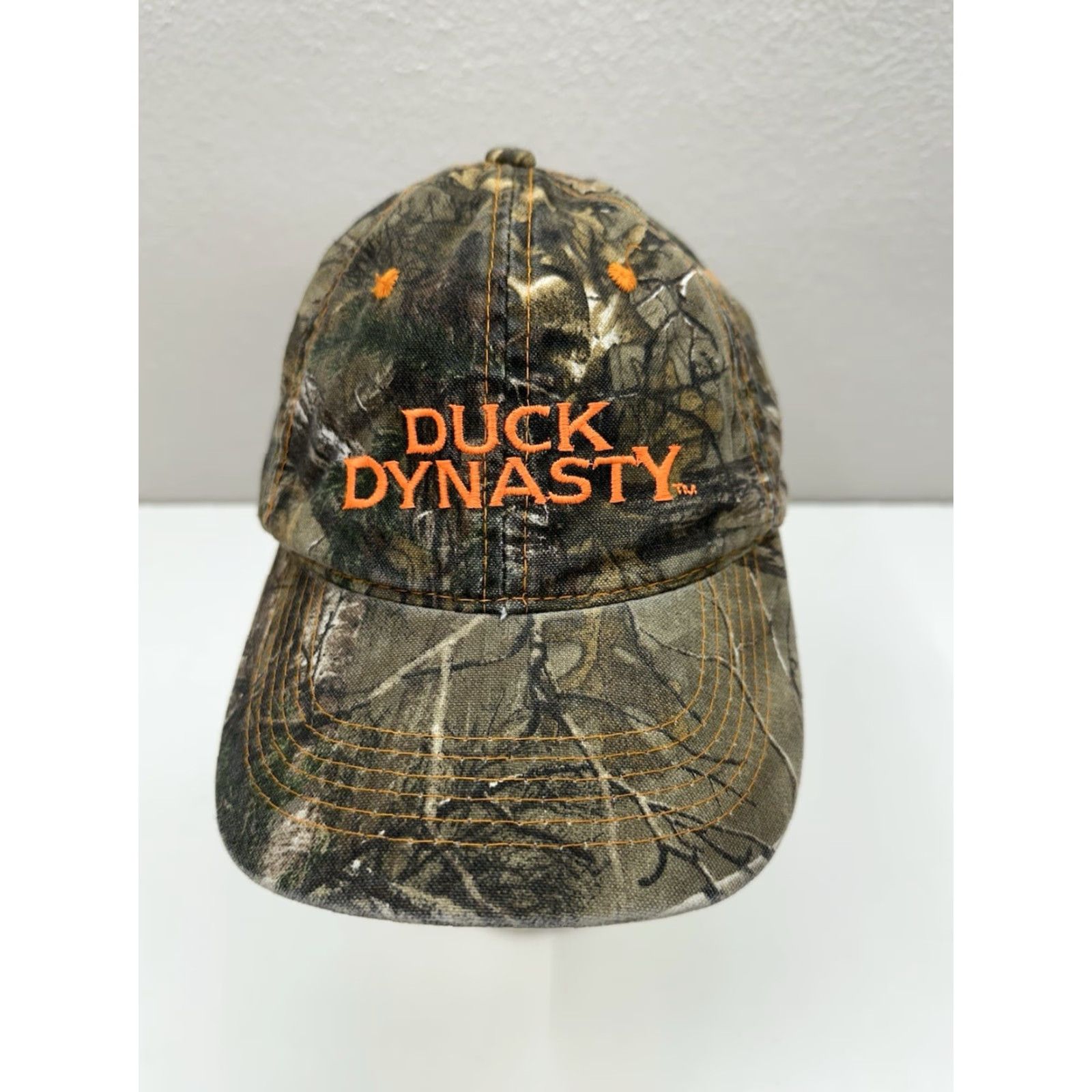 Vintage Outdoor Cap Baseball Cap Men One Size Adjustable Green Duck Dynasty Camouflage Logo Size ONE SIZE - 2 Thumbnail