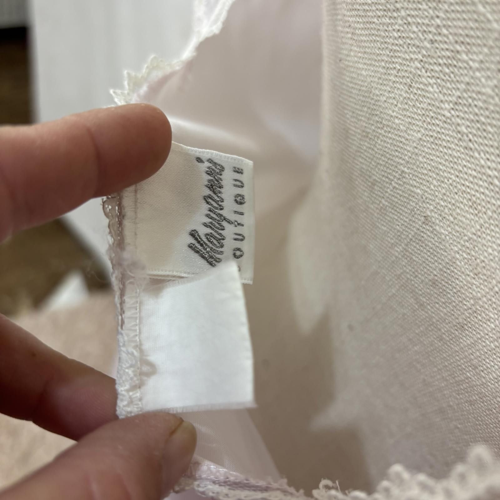 Other Vtg coquette Pale pink lace pearl bead satin nightgown Size ONE SIZE - 5 Thumbnail