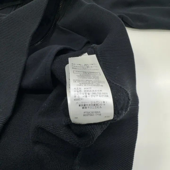 Burberry Burberry Burberry Black Letter Print Zip-Up Hoodie-2507 Size US S / EU 44-46 / 1 - 1 Thumbnail