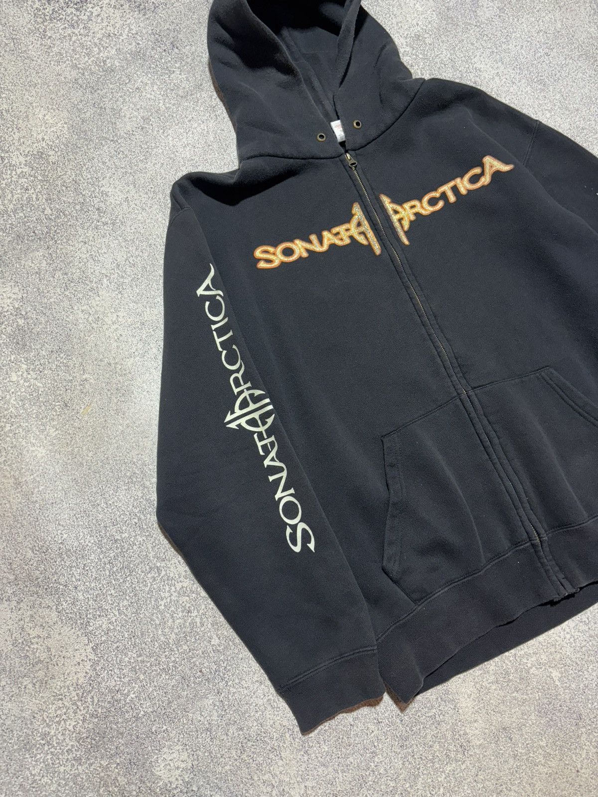 Band Tees × Vintage VINTAGE SONATA ARCTICA KAUNITA UNIA ALBUM PROMO HOODIE Size US M / EU 48-50 / 2 - 4 Thumbnail