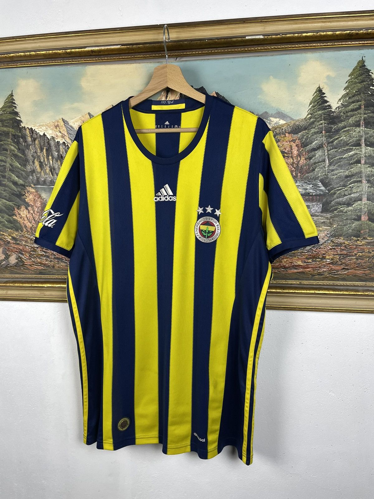 Adidas Adidas Fenerbahce Home Jersey Tshirt 2016/17 Soccer Football Size US XL / EU 56 / 4 - 2 Thumbnail