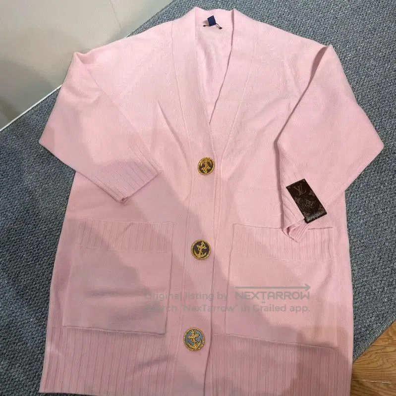Louis Vuitton Louis Vuitton Pink Wool Women's Cardigan . Size M / US 6-8 / IT 42-44 - 1 Thumbnail