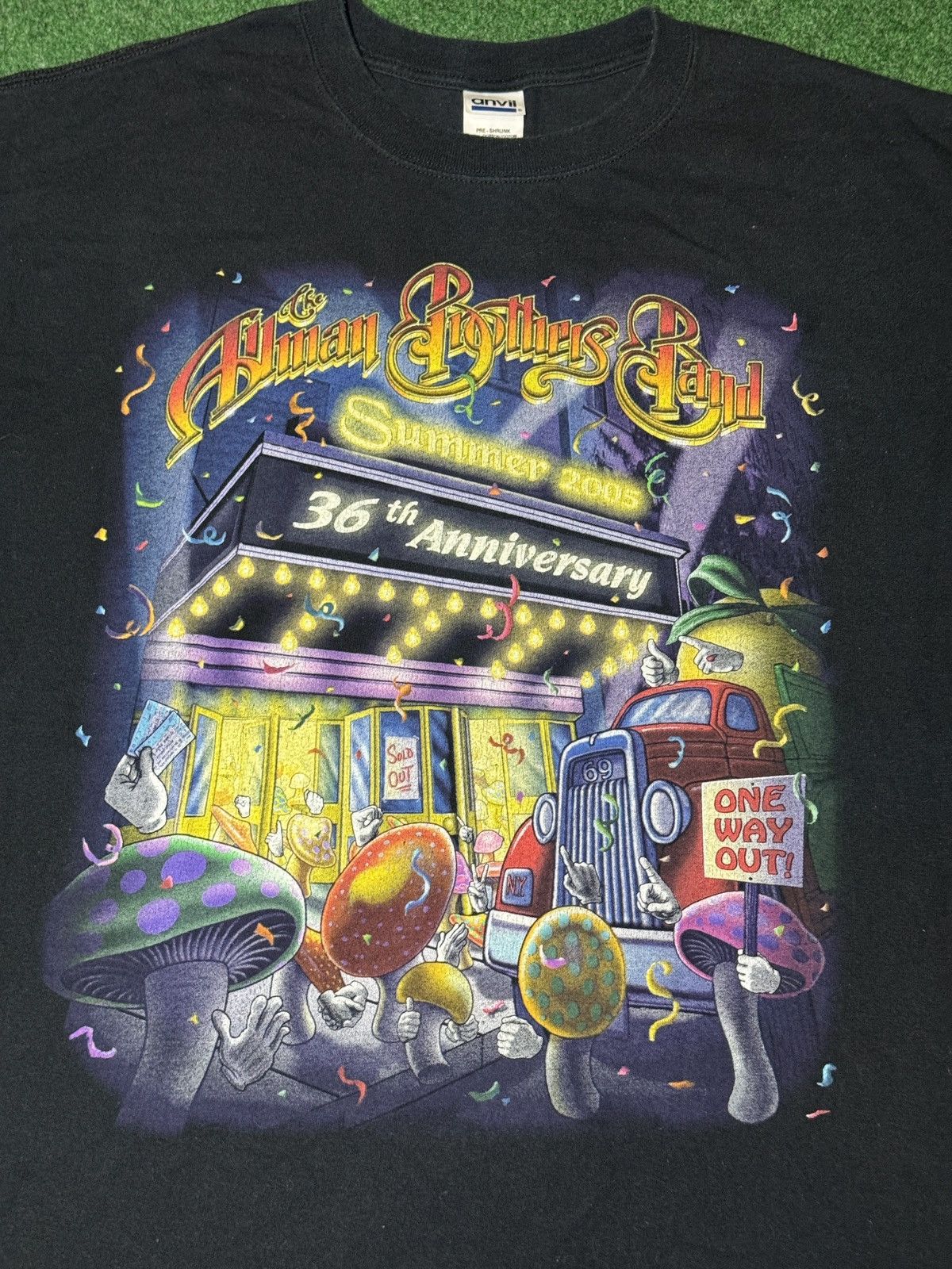 Band Tees Vintage Allman Brothers Band Y2K Hippie Concert T Shirt Size US XL / EU 56 / 4 - 2 Thumbnail