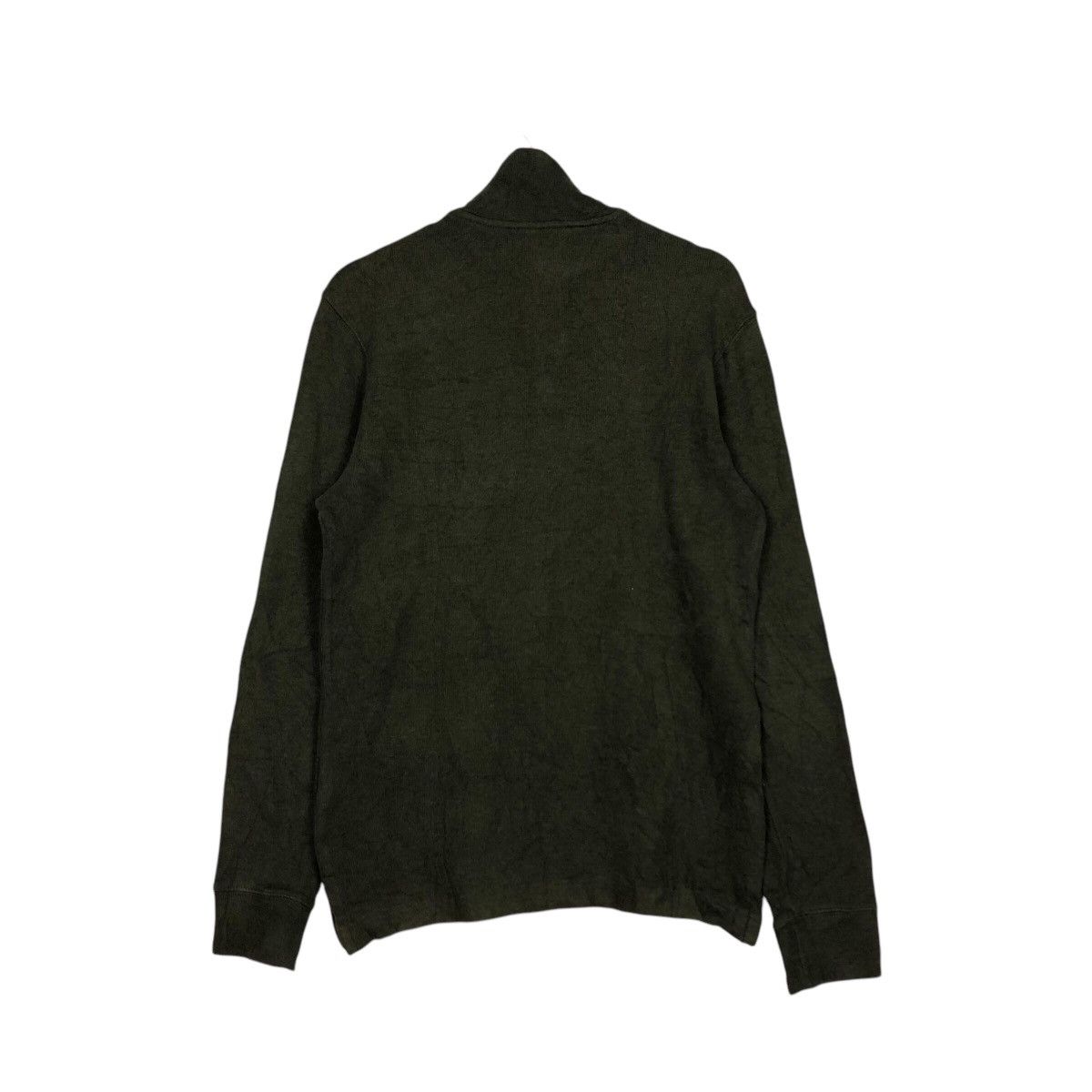 Polo Ralph Lauren 📌Rich Green Vintage Half Zipper Sweater Polo Ralph Lauren Size US M / EU 48-50 / 2 - 9 Thumbnail