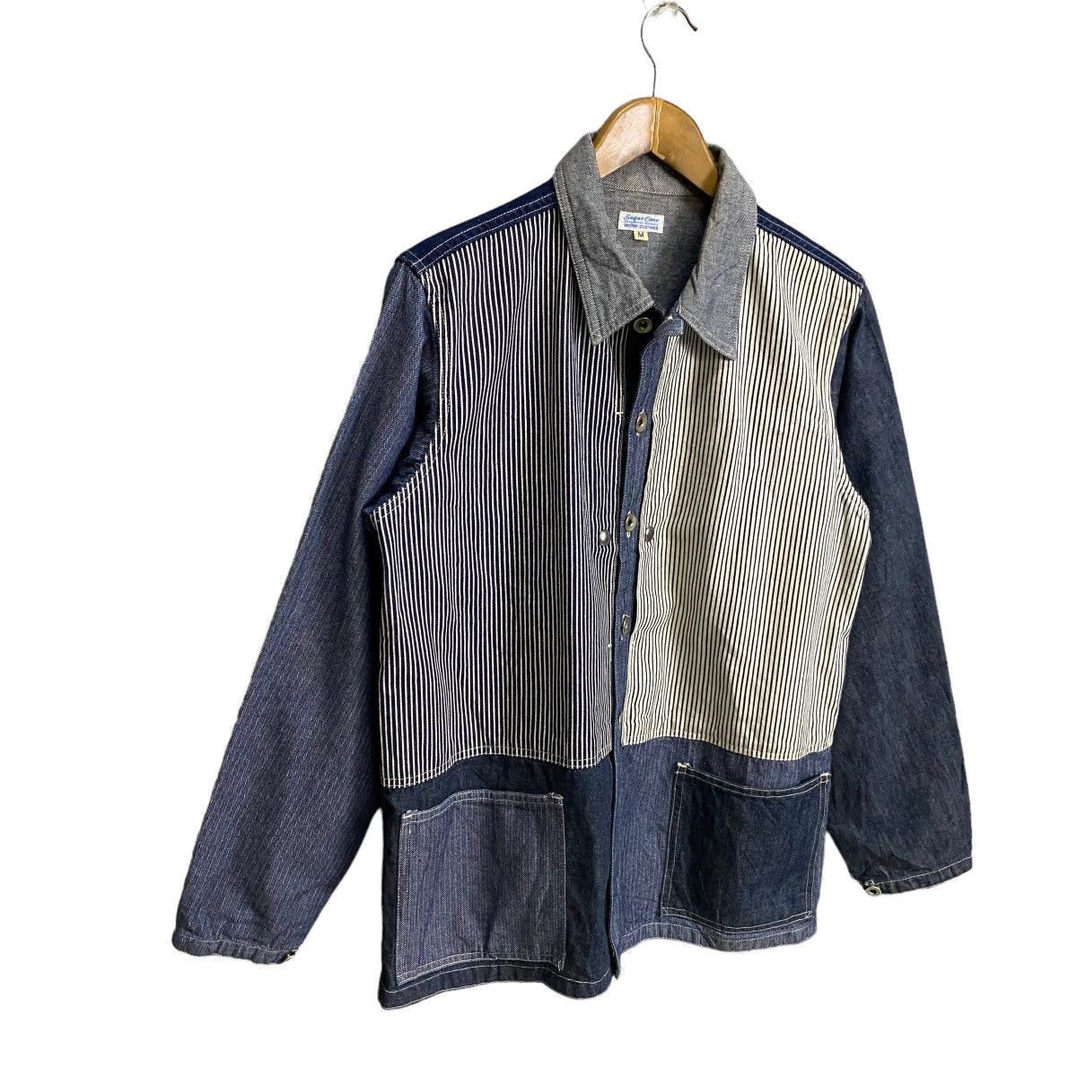 Sugar Cane Sugar Cane Coverall Denim Jacket Crazy Pattern Size US M / EU 48-50 / 2 - 2 Thumbnail