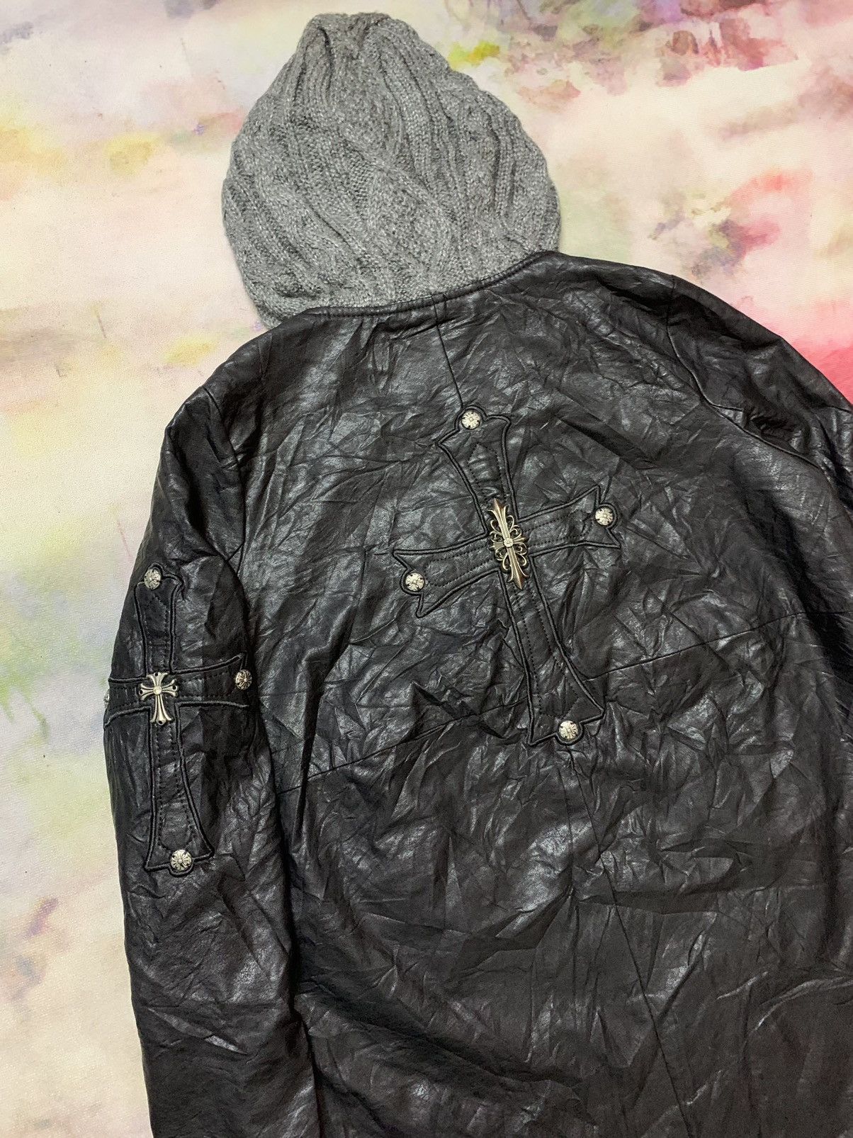 Tornado Mart Japanese Brand Leather Cross Apocalypse Share Spirit Lgb CH Size US L / EU 52-54 / 3 - 2 Thumbnail