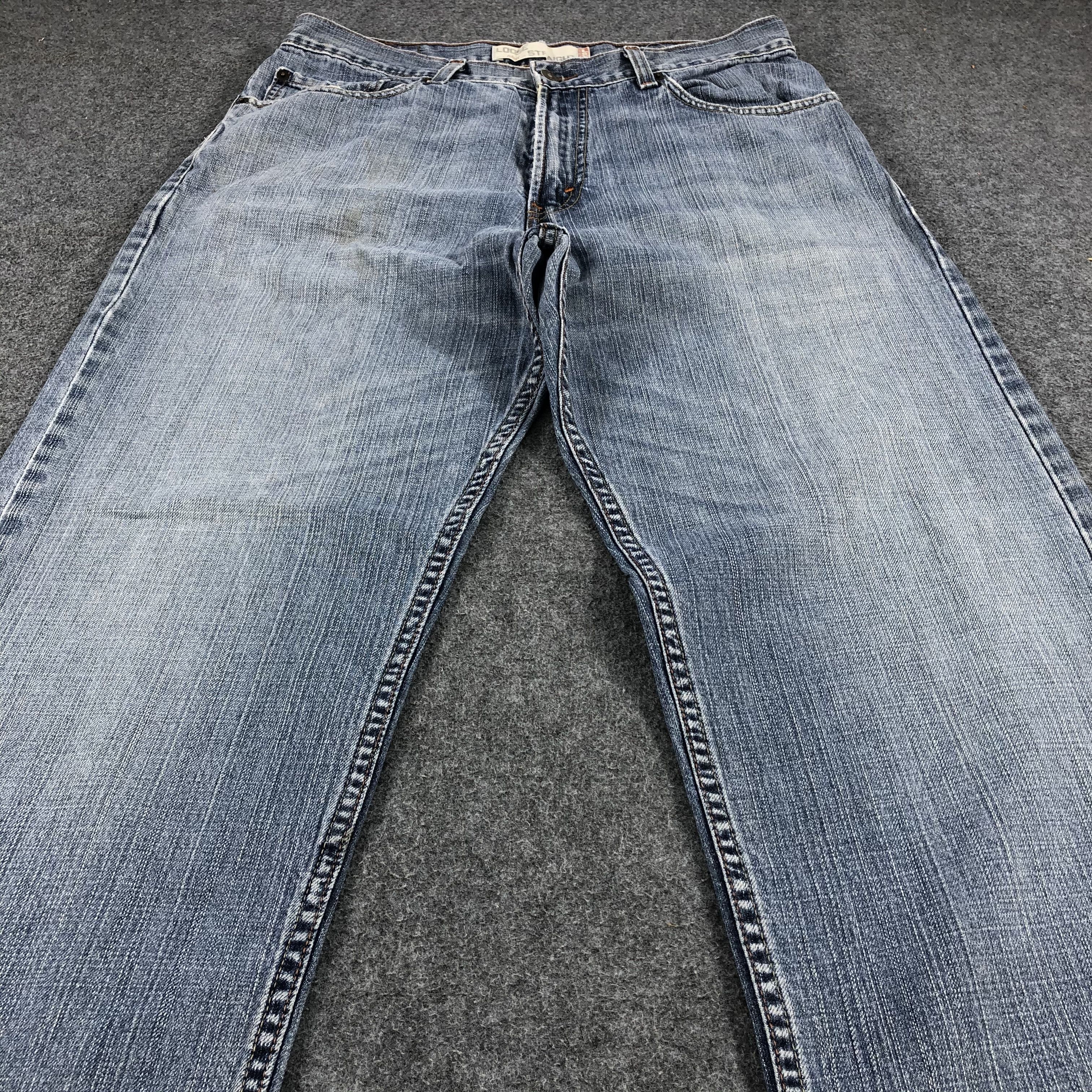 Levi's Vintage Levis Jeans Lot 569 Faded Blue Denim-J1103 Size US 34 / EU 50 - 3 Thumbnail