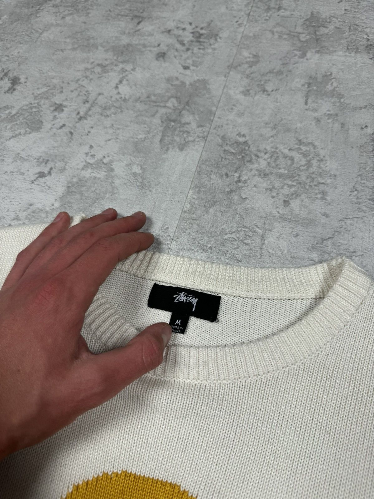 Stussy Stussy Billiard Sweater Big Logo Size M Size US M / EU 48-50 / 2 - 10 Thumbnail