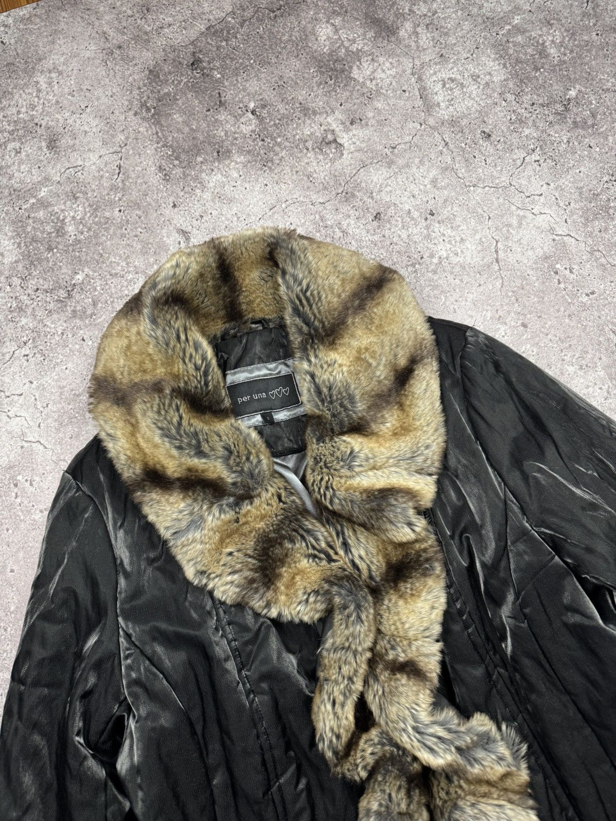 Japanese Brand Vintage Jacket Rick Owens Junya Watanabe Style fur Jacket Size S / US 4 / IT 40 - 4 Thumbnail