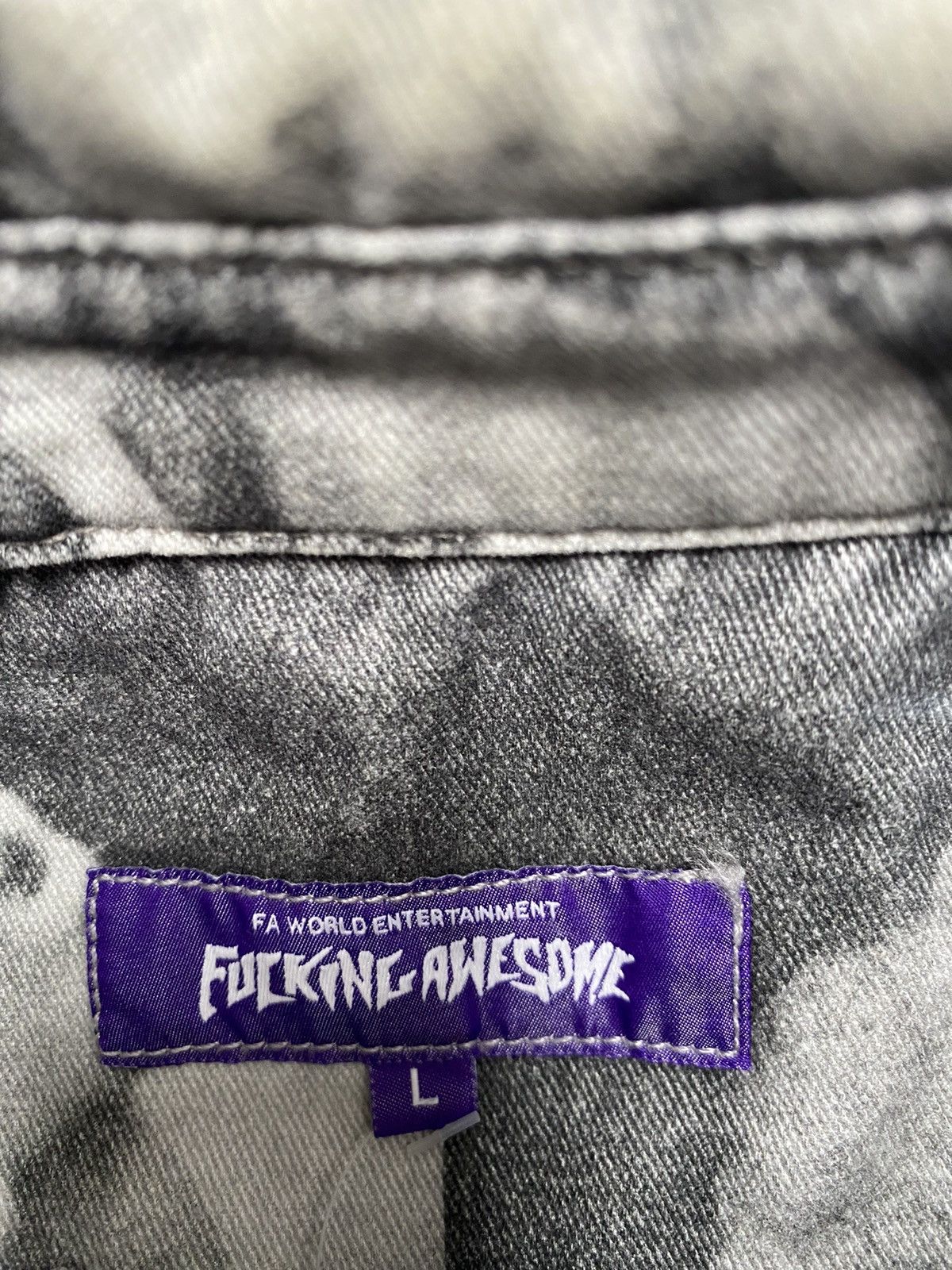 Fucking Awesome Jacket FULKING AWESOME size L denim used Size US L / EU 52-54 / 3 - 8 Thumbnail