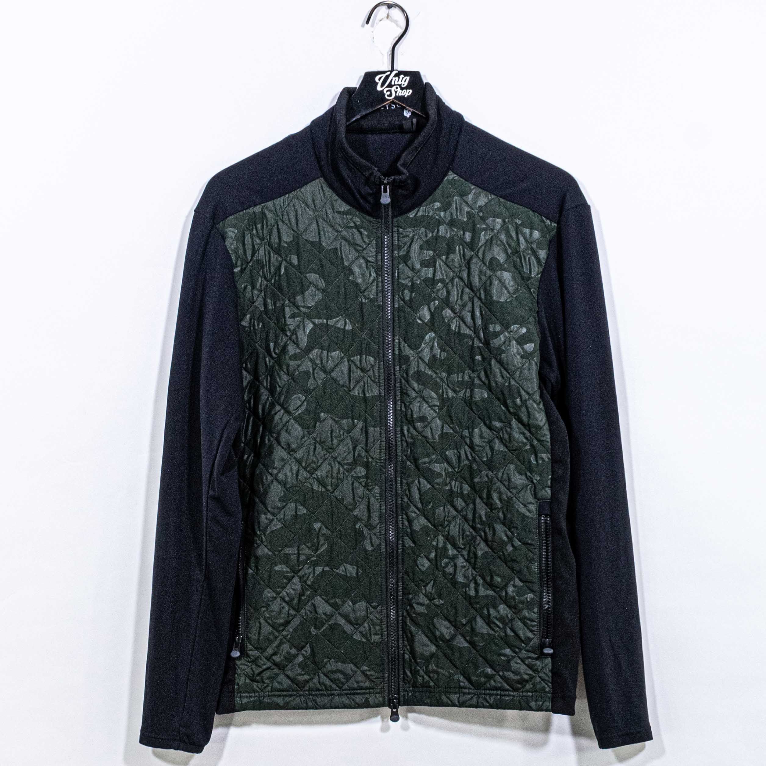 Greyson Tundra Hybrid Jacket Camo Quilted Golf Zip Wolf