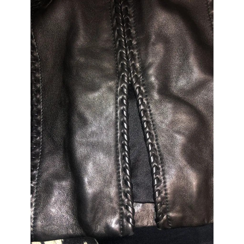 Alexander McQueen Buttery Leather Embellished Dress Size XS / US 0-2 / IT 36-38 - 9 Thumbnail