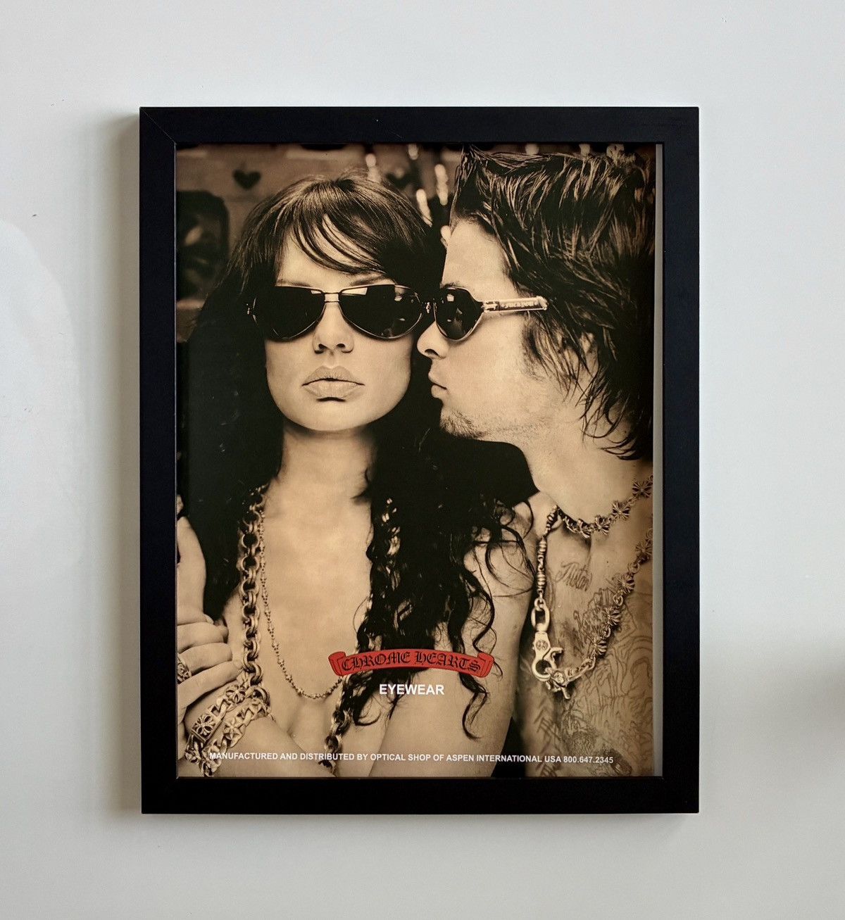 Chrome Hearts Chrome Hearts vintage photo Poster framed 9x11 Size ONE SIZE - 1 Thumbnail