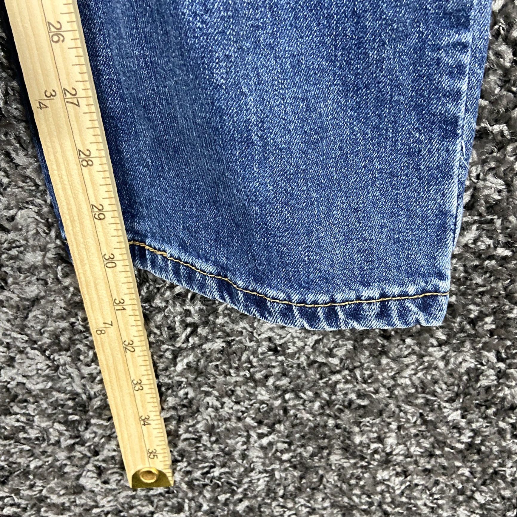 Levi's Levi’s 514 Jeans Men 38x30 Blue Straight Regular Color Blue 514 Jeans 38x30 Men Size US 38 / EU 54 - 6 Thumbnail