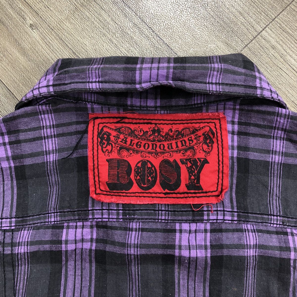 If Six Was Nine × Japanese Brand × Le Grande Bleu (L.G.B.) 2000s Algonquins Punk LGB Style Multizipper Flannel Shirt Size S / US 4 / IT 40 - 13 Thumbnail