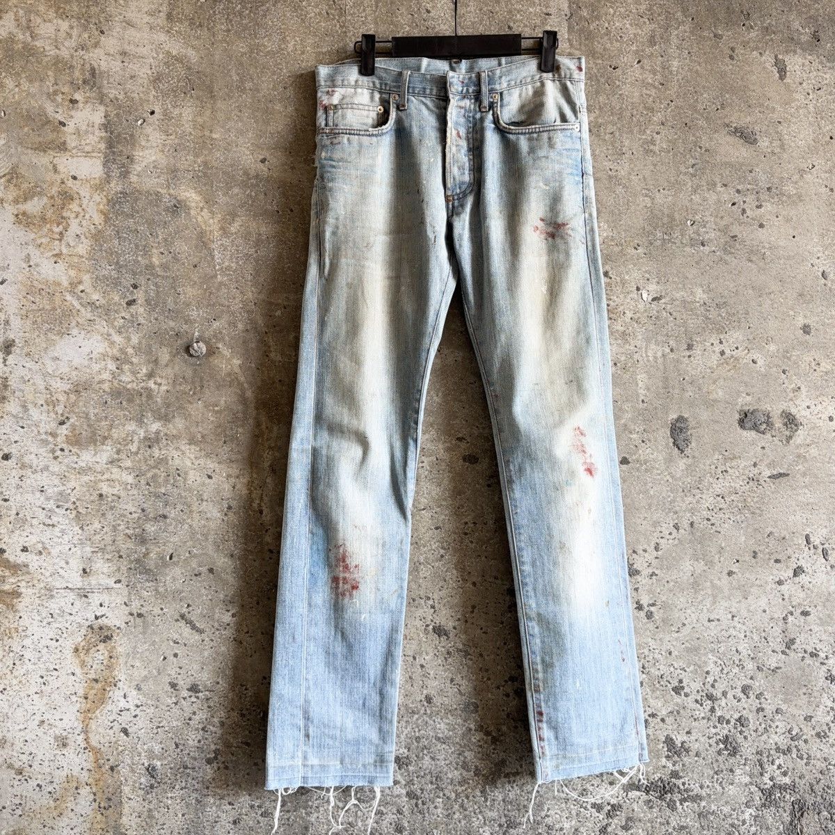Dior Dior Homme SS10 ‘Wildcat” Blood Splatter Denim By KVA Size US 30 / EU 46 - 2 Thumbnail