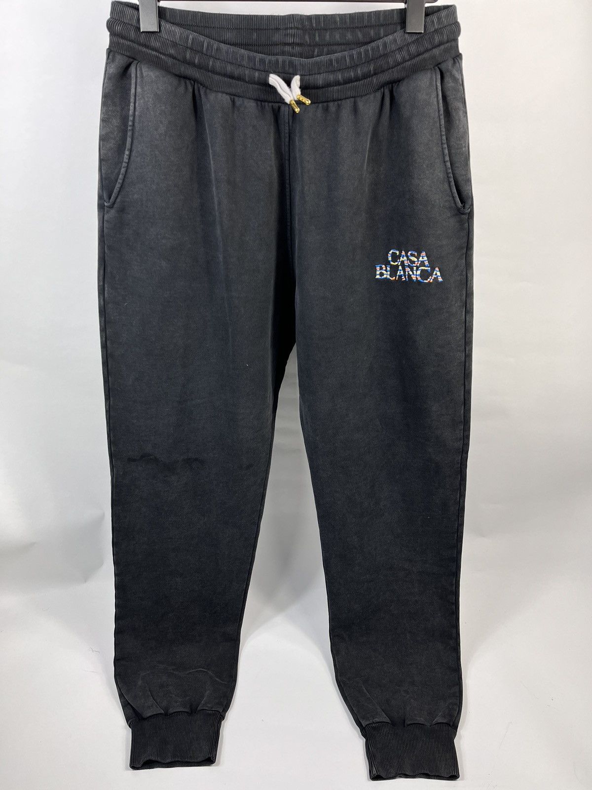 Casablanca LOGO EMBROIDERED SWEAT PANTS Size US 34 / EU 50 - 1 Thumbnail