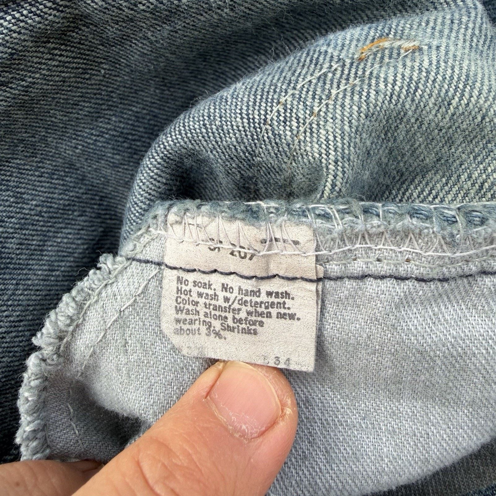 Levi's × Vintage Vintage Levi’s 684 Orange Tab Flare Bell Bottom Jeans 32x34 Size US 32 / EU 48 - 9 Thumbnail