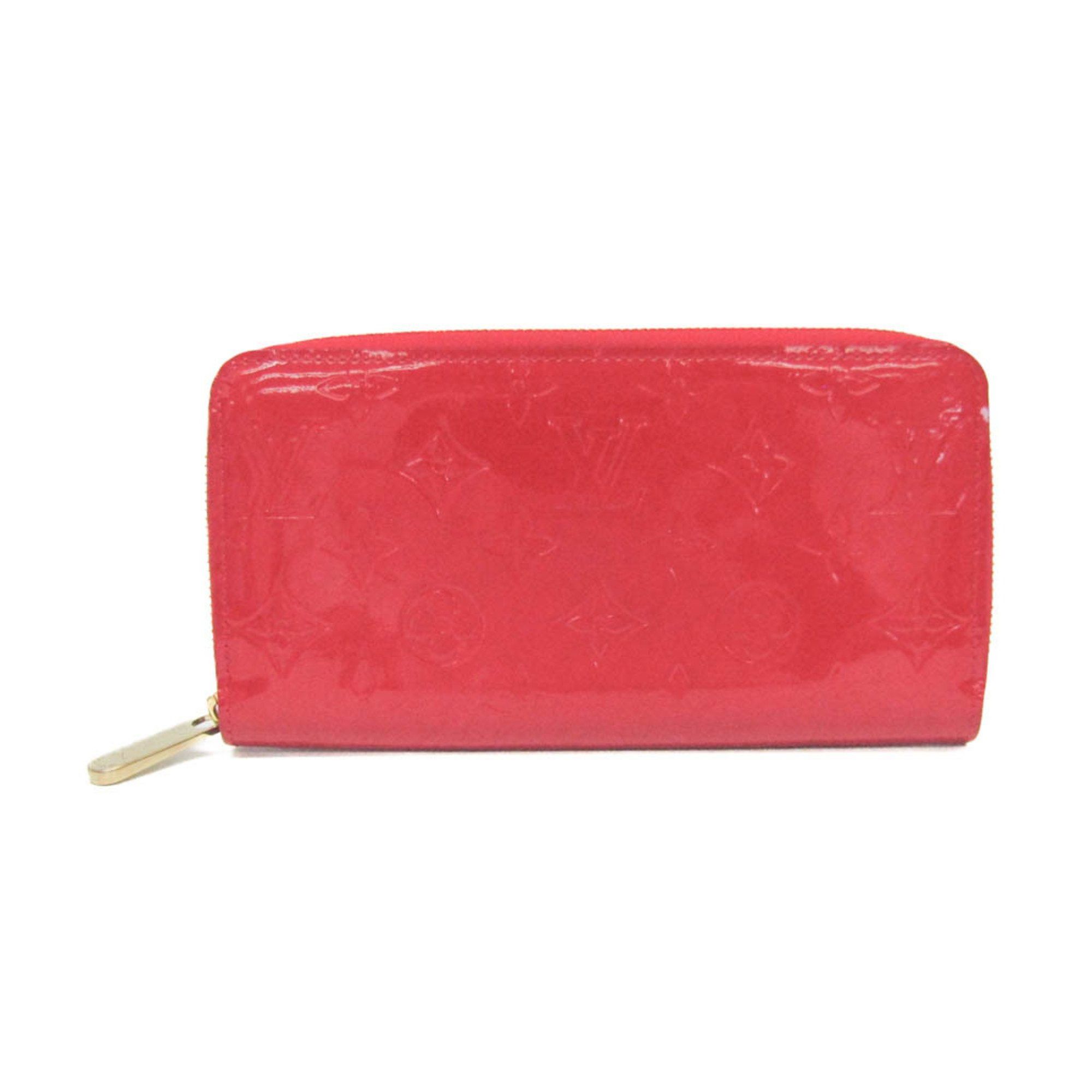 Louis Vuitton Louis Vuitton Monogram Vernis Zippy Wallet M90417 Women's Monogram Vernis Long Wallet (bi-fold) Cerise Size ONE SIZE - 1 Thumbnail