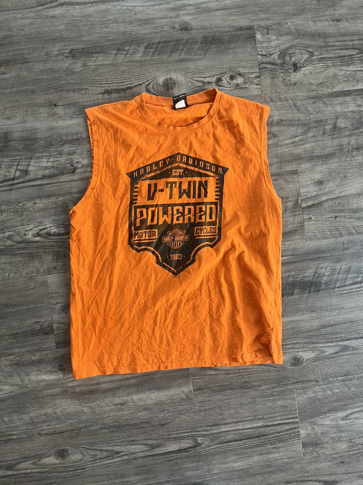 Harley Davidson × Vintage Vintage 90s y2k Harley Davidson Tank Top Size US XXL / EU 58 / 5 - 2 Thumbnail