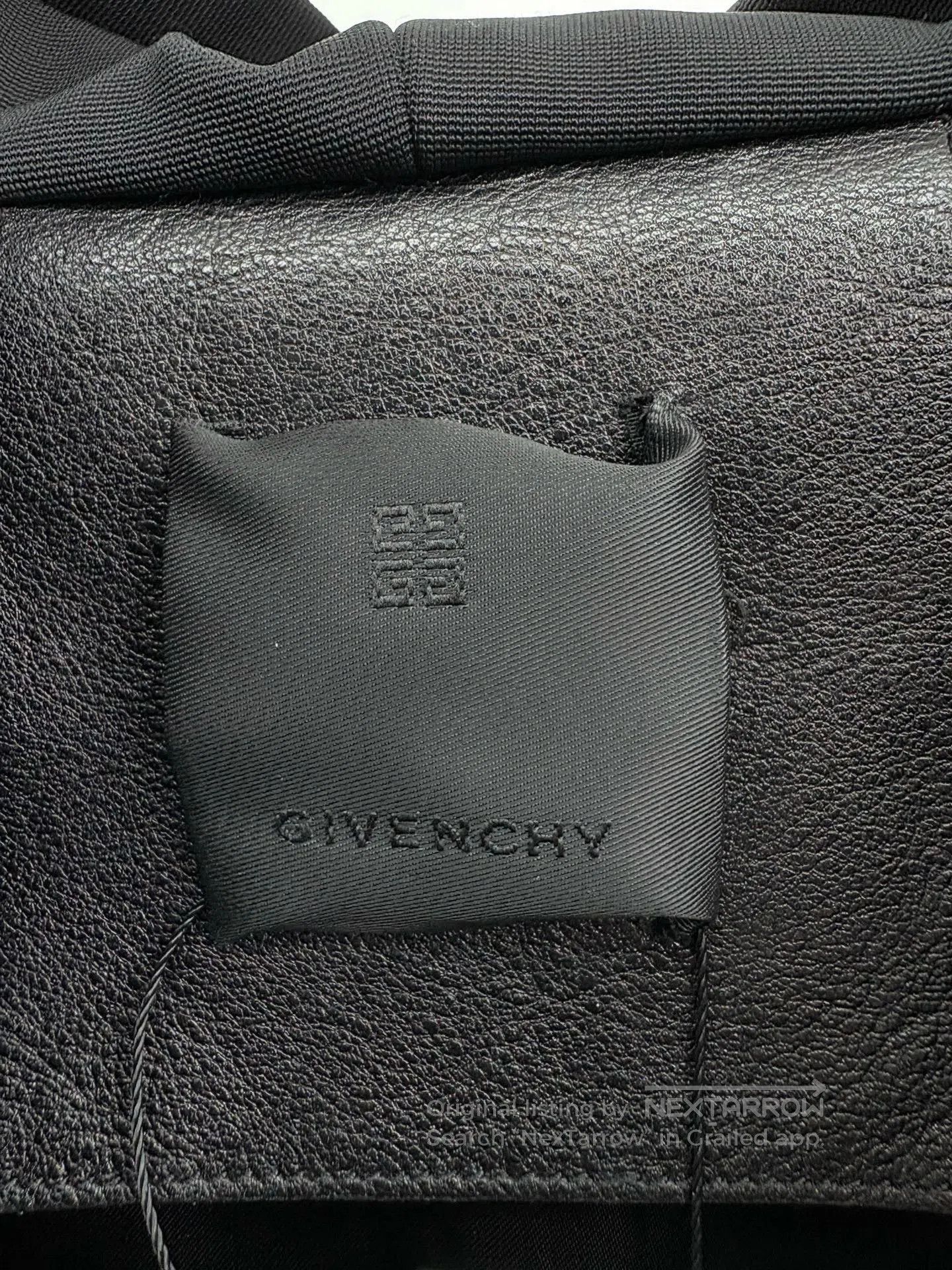 Givenchy Givenchy Black Leather Sleeve Zip Jacket. Size US M / EU 48-50 / 2 - 4 Thumbnail