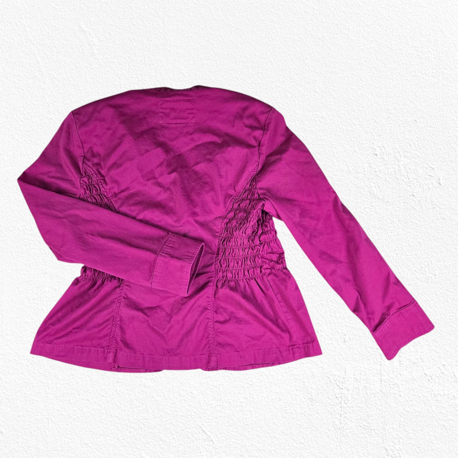 Vintage Vintage Magenta Pink Mandarin Collar Jacket Size Medium Size M / US 6-8 / IT 42-44 - 9 Thumbnail