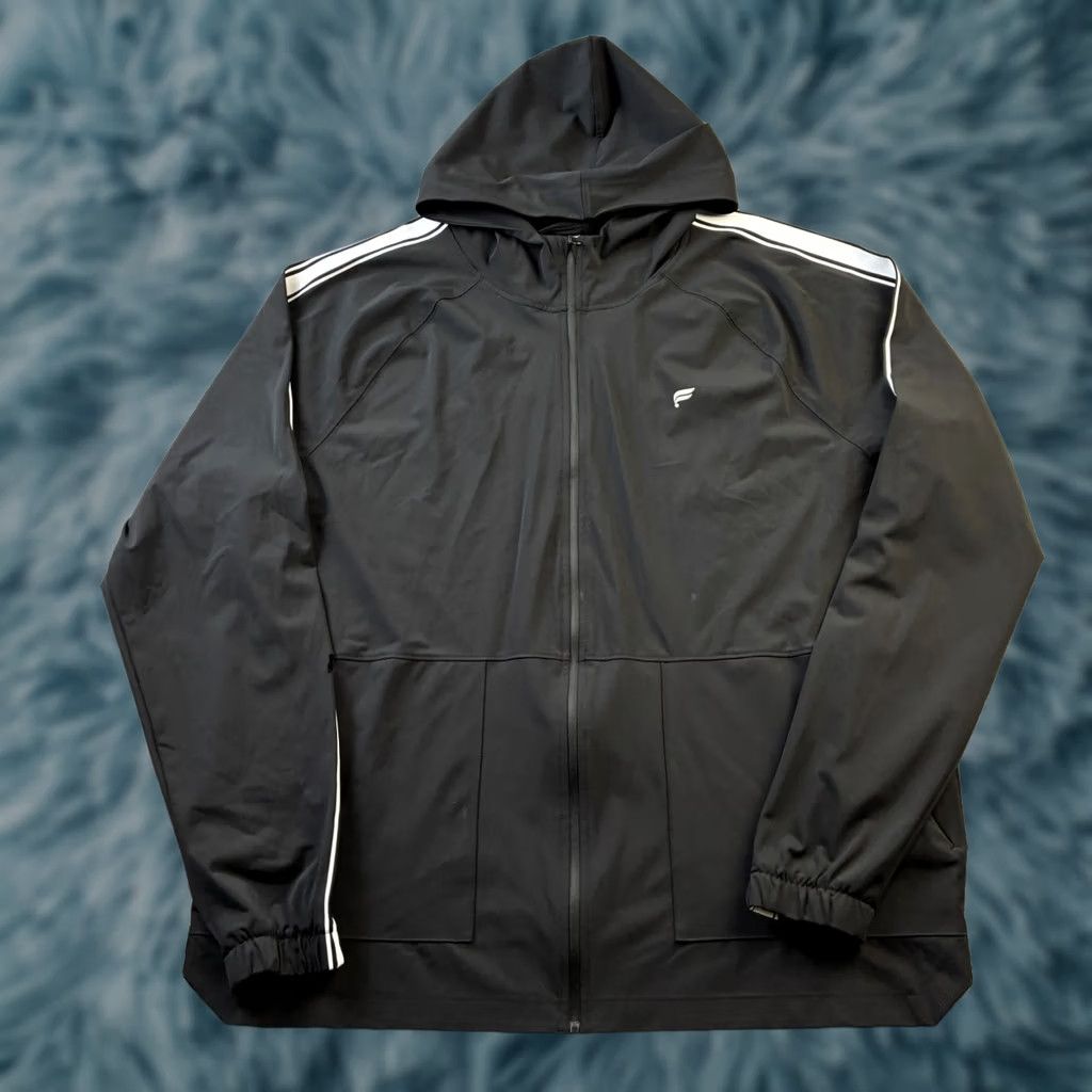 Fabletics Fabletics Jacket Mens XL Black Full Zip Hoodie Windbreaker Pockets Logo Casual Sports Athletic Jacket Size US XL / EU 56 / 4 - 1 Thumbnail