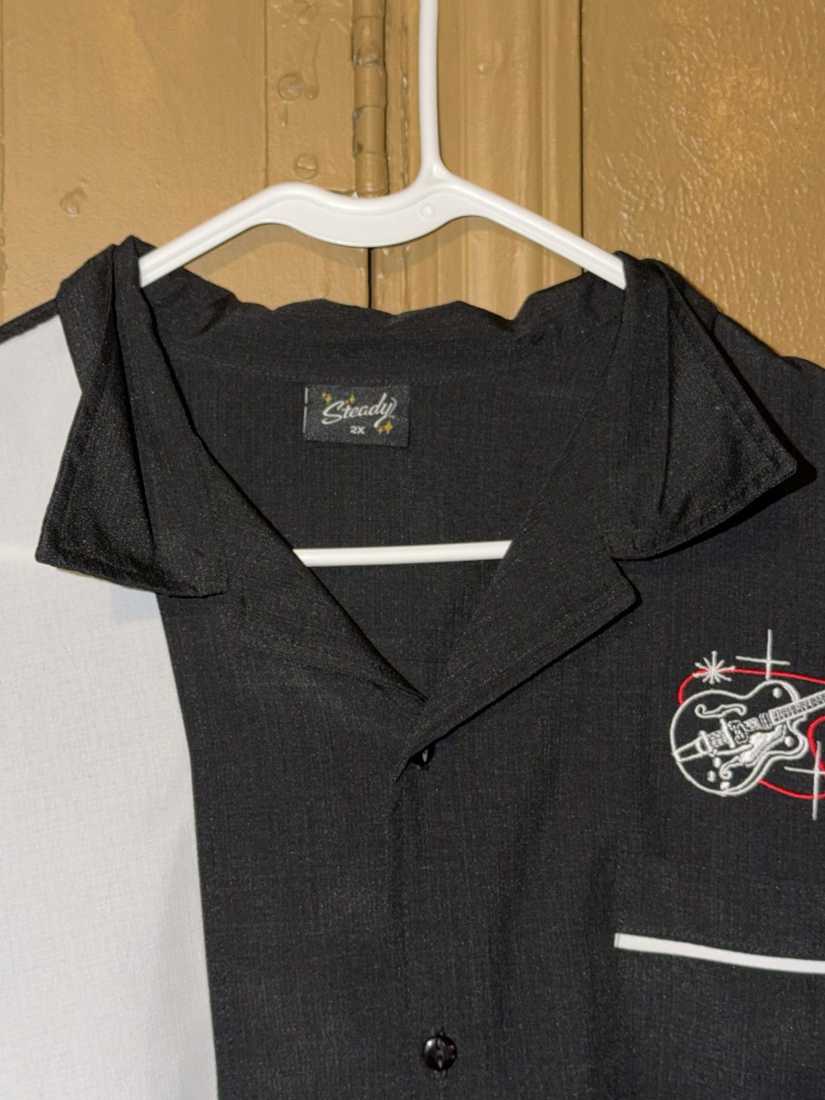 Other Steady Clothing Vintage Rock N Roll Guitar Bowling Shirt XXL Size US XXL / EU 58 / 5 - 12 Thumbnail